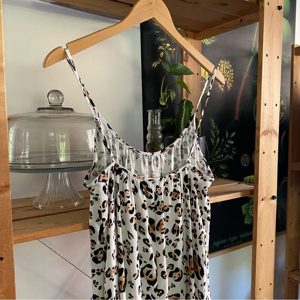 Anthropologie Corey Lynn Calter Leopard Print Arabella Midi Dress XS - Picture 10 of 16